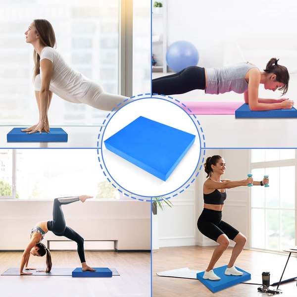 Balance Foam Pad Non Slip Mat Exercise Soft Pads For Fitness And Strength Training Yoga Pilates Gym Physical Therapy Knee Cushion Exercise Mats