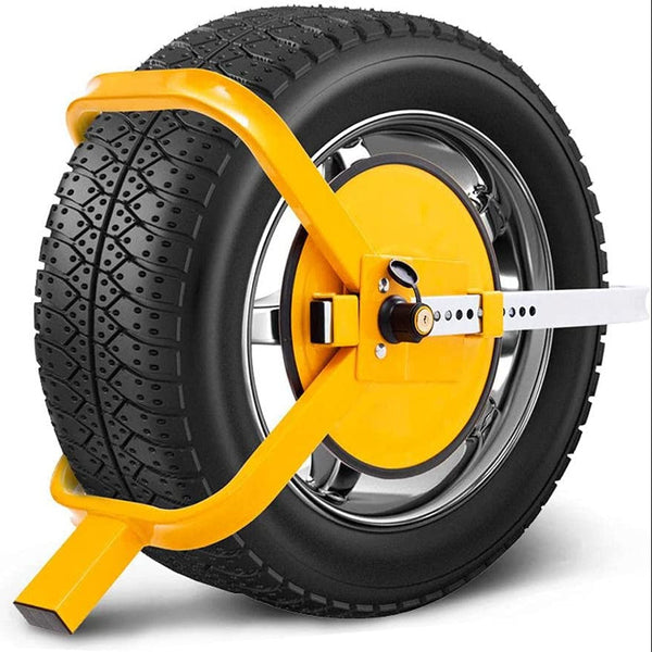Wheel Clamp Defender Tyre Lock Adjustable For 13'' 14'' 15'' Truck Suv Trailer Caravan 195Mm 230Mm Heavy Duty With Keys Anti Theft Clamps