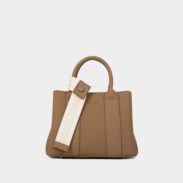 Chrisbella Sienna Tote Beige Women's Bags & Handbags