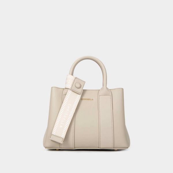 Chrisbella Sienna Tote Beige Women's Bags & Handbags