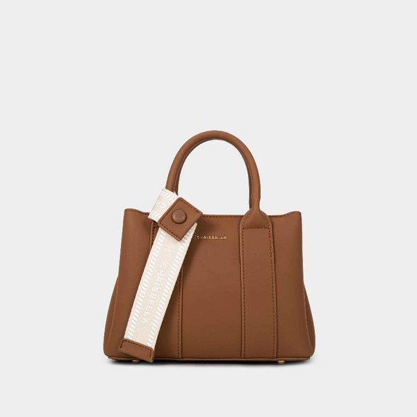 Chrisbella Sienna Tote Beige Women's Bags & Handbags