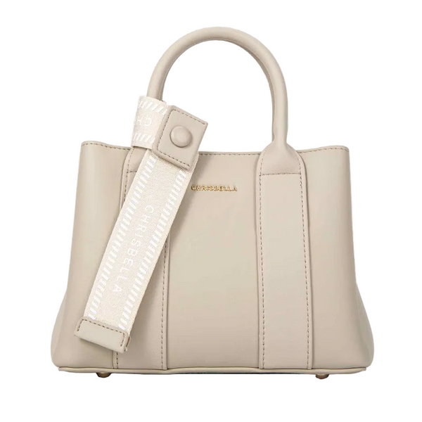 Chrisbella Sienna Tote Beige Women's Bags & Handbags