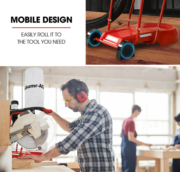 Baumr Ag Baumr Ag Dust Collector Extraction Cyclone Woodworking Portable Catcher Workshop Air Filtration Systems