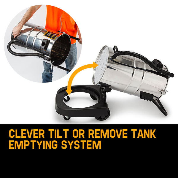 Unimac 60L Wet And Dry Vacuum Cleaner Bagless Grade Drywall Vacuum Cleaners