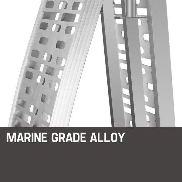 Bullet Pair Of 2.3M Aluminium Loading Ramps 1360Kg Capacity Motorbike Ramps