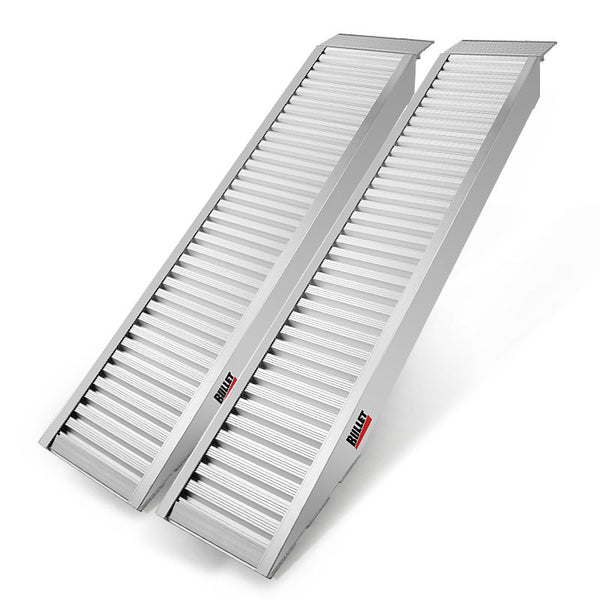 Bullet Pair Of 1.6M Aluminium Loading Ramps 4050Kg Capacity Driveway Ramps