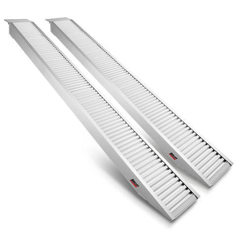 Pro Pair Of 3.2M Aluminium Loading Ramps 1820Kg Capacity Driveway Ramps