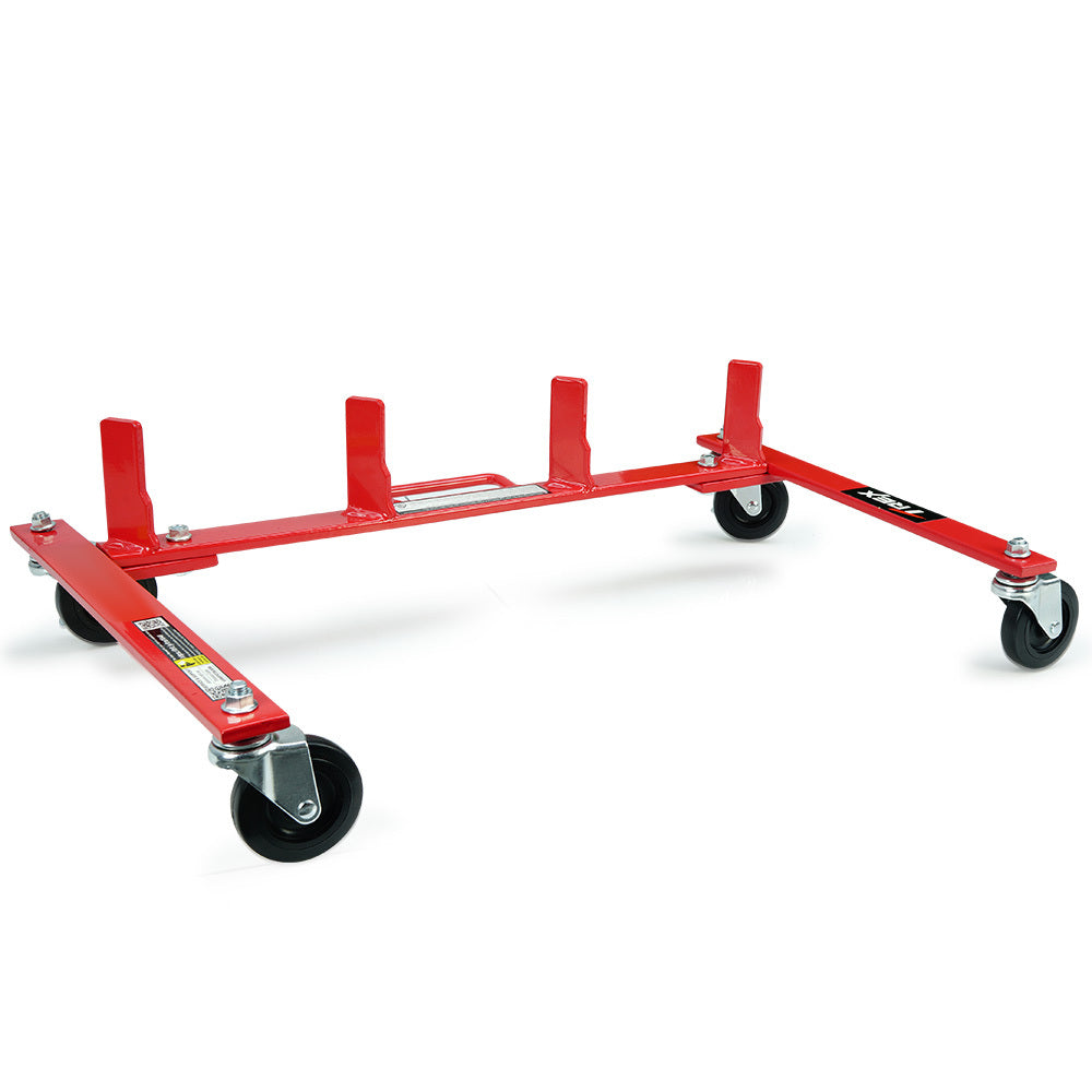 T Rex Vehicle Positioning Jack Storage Rack Stand Heavy Duty Design With Locking Castor Wheels Workshop Dollies