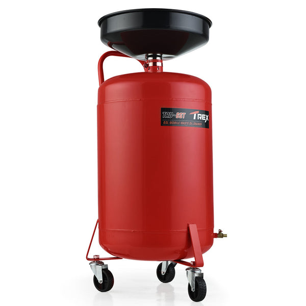 Trex Rex 60L Mobile Waste Oil Drainer Tank Telescopic For Car Engine Workshop Other Shop Equipment
