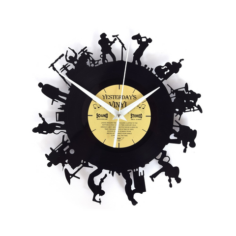 30Cm Vinyl Clock Music Band Wall Clocks