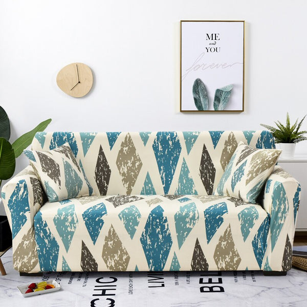 3 Seater Sofa Cover Khaki Blue Style Protection For Living Room Slipcover Slipcovers