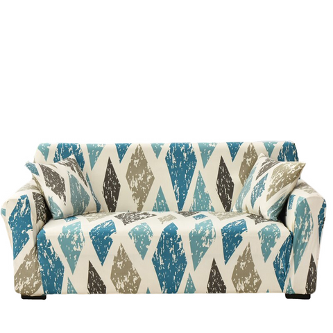 4 Seater Sofa Cover Khaki Blue Elastic Stretchable Slipcover For Living Room Slipcovers