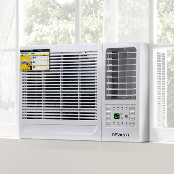 Devanti Window Air Conditioner 1.7Kw Portable Air Conditioners