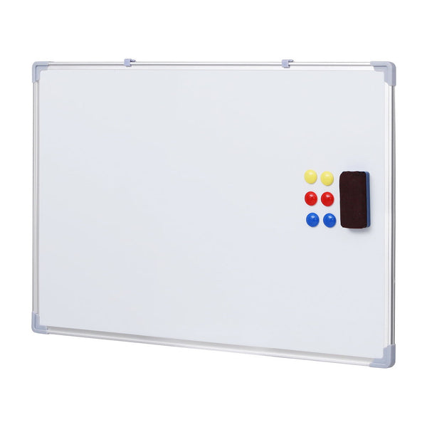 Magnetic Whiteboard 60X90cm Erase Board Marker Eraser Tray Home Office School Whiteboards