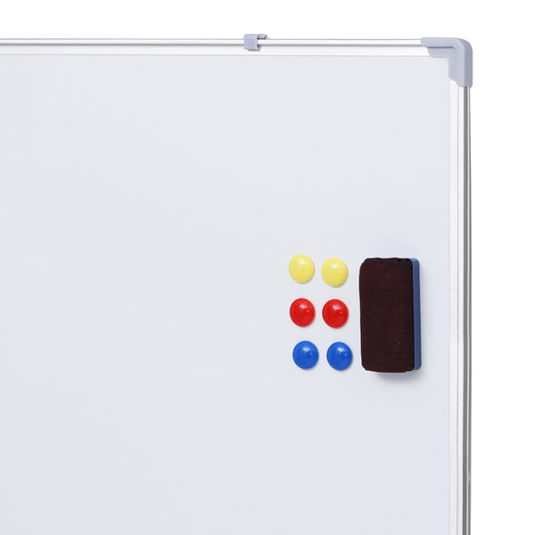 Magnetic Whiteboard 60X90cm Erase Board Marker Eraser Tray Home Office School Whiteboards