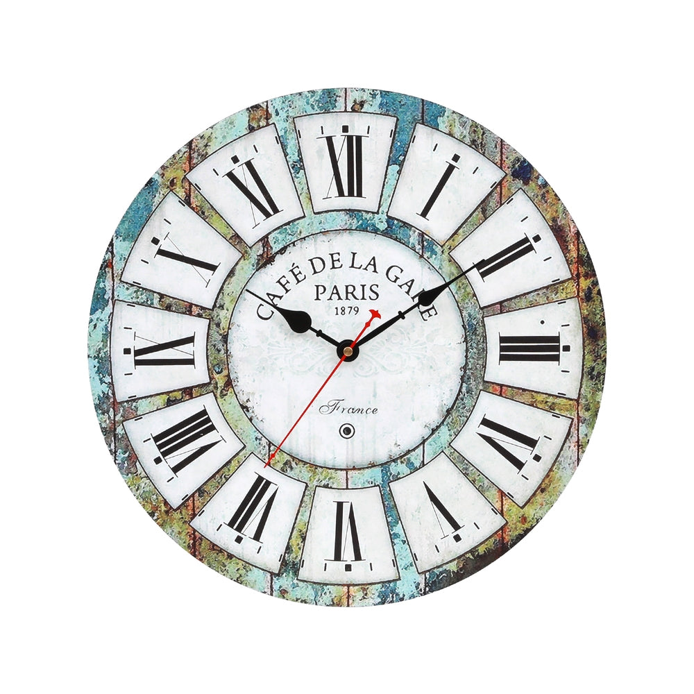 Artiss 40Cm Wall Clock Rustic Design Wall Clocks