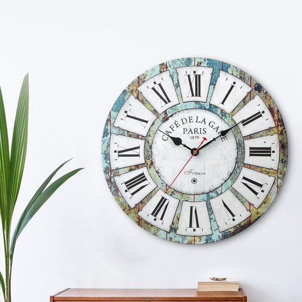Artiss 40Cm Wall Clock Rustic Design Wall Clocks