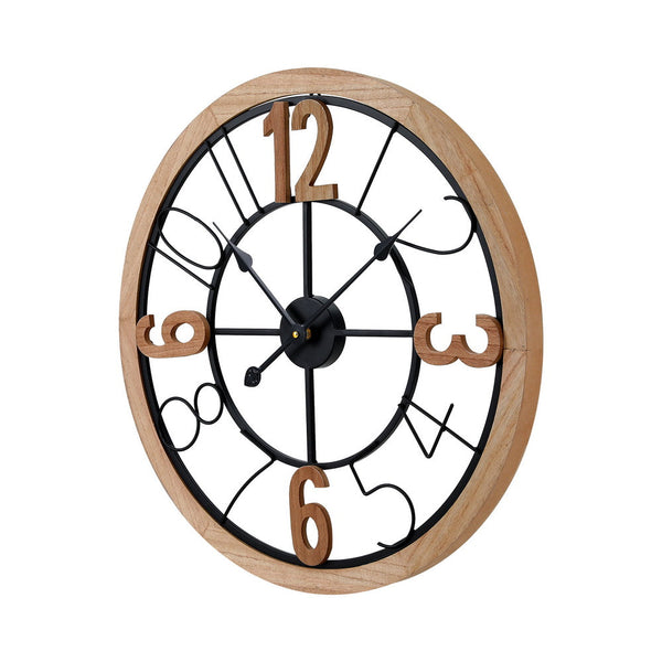 Artiss 60Cm Wall Clock Wooden Wall Clocks
