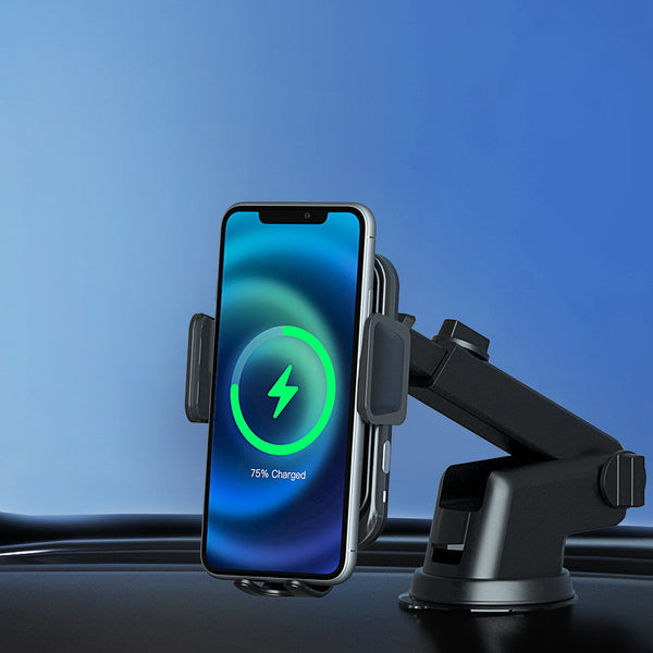 Devanti Wireless Car Charger Fast Charging Car Mount Vent Suction Cup Chargers & Cradles