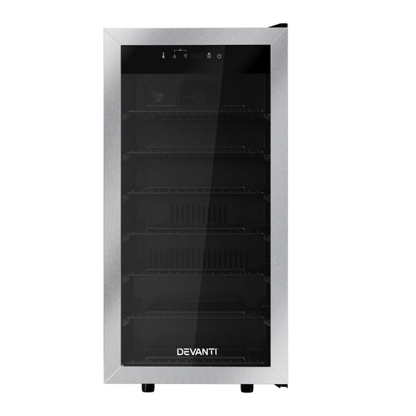 Devanti Wine Fridge Cooler 42 Bottles Wine Fridges