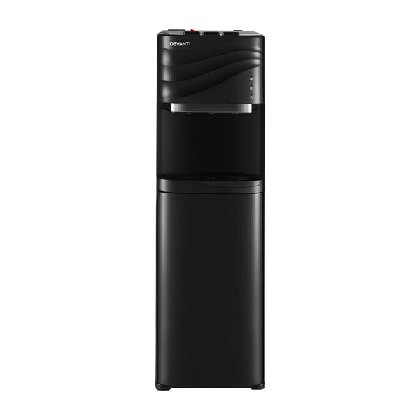 Devanti Water Cooler Dispenser Bottom Load Black Water Dispensers