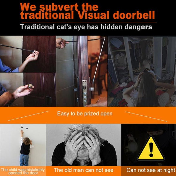 Smart Doorbell With 4.3 Inch Display And Motion Detection Smart Doorbells