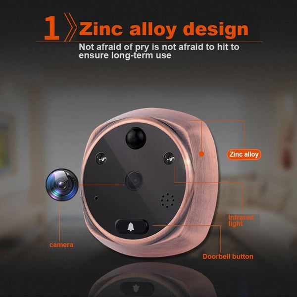 Smart Doorbell With 4.3 Inch Display And Motion Detection Smart Doorbells