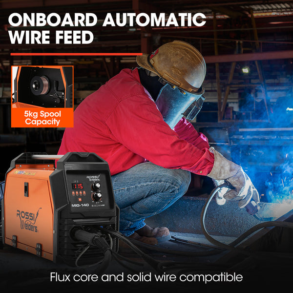 Rossi 140A Mig/Mag/Mma/Arc/Tig Multi Purpose Welder Flux/Solid Wire/Co2 Or Argon Gas Other Welding Equipment