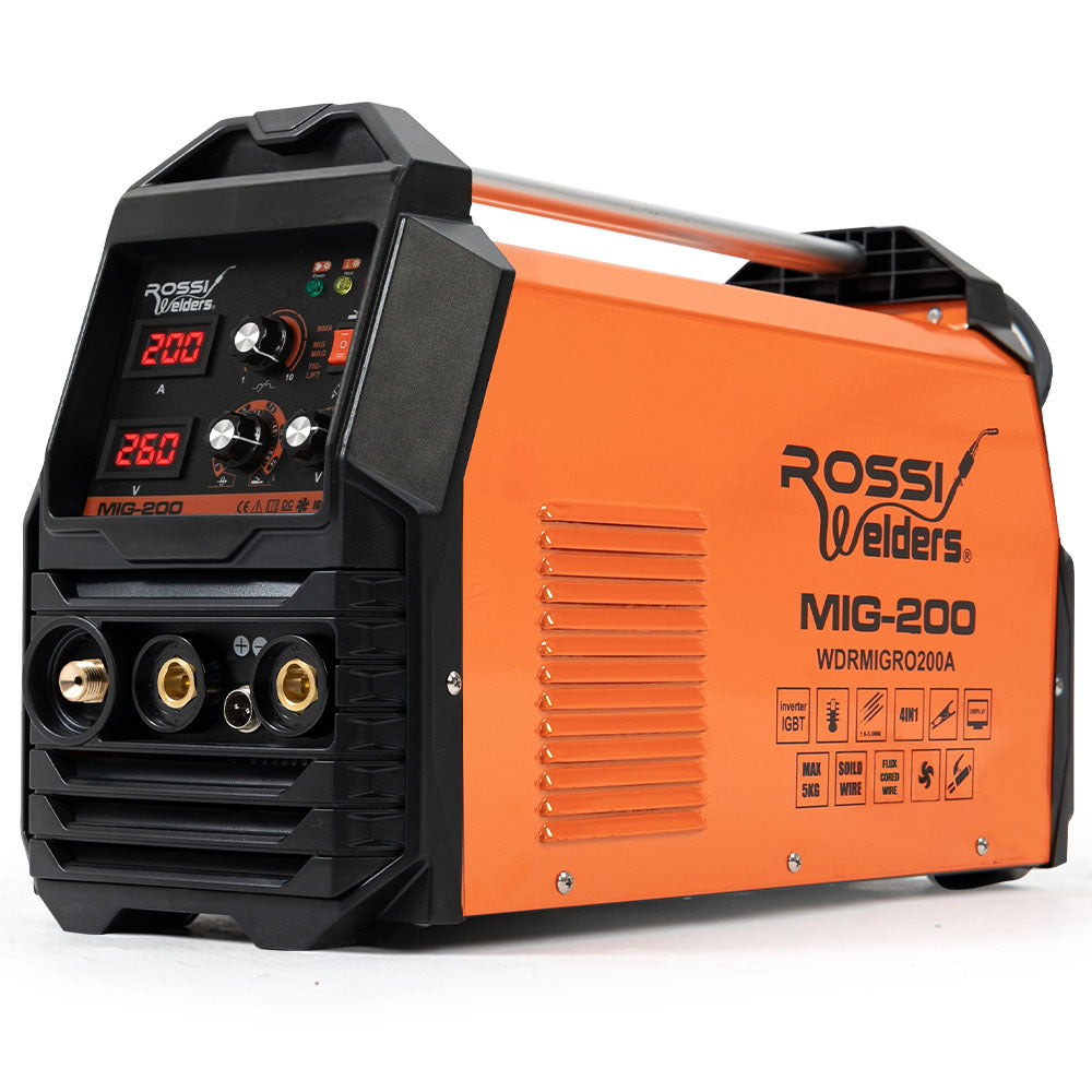 Rossi 200A Mig/Mag/Mma/Arc/Tig Multi Purpose Welder Flux/Solid Wire/Co2 Or Argon Gas Other Welding Equipment