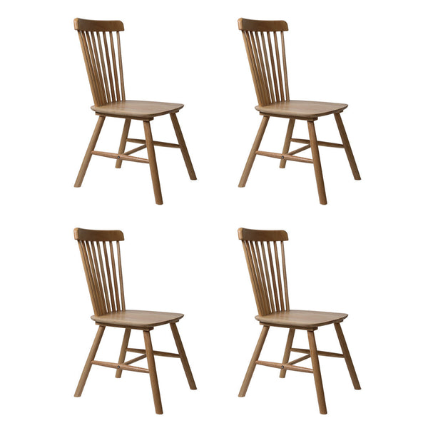 Levede 4X Kitchen Windor Oak Dining Chairs