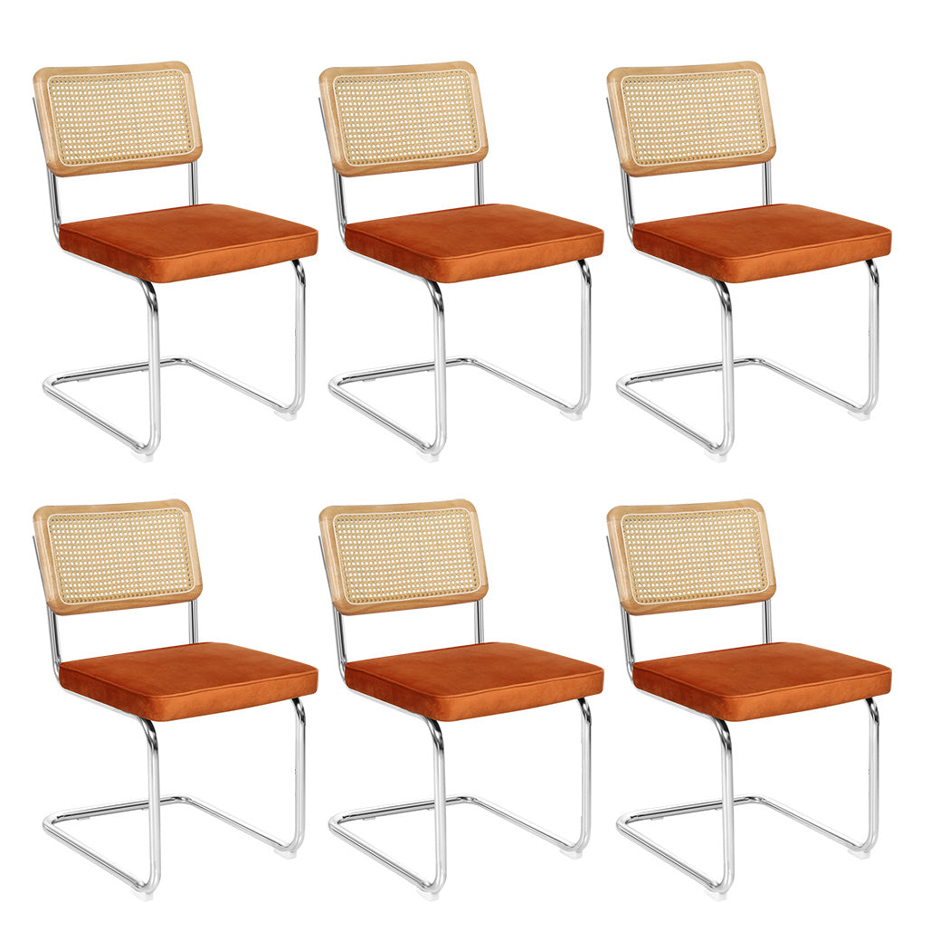 Levede 6X Rattan Chair Dining Chairs