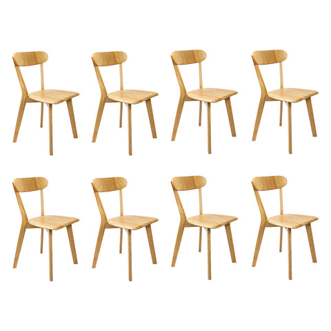 Levede 8X Wooden Kitchen Dining Chairs