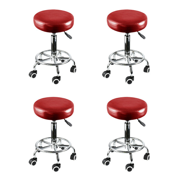 Levede 4X Salon Stool Swivel Barber Stools Salon Stools