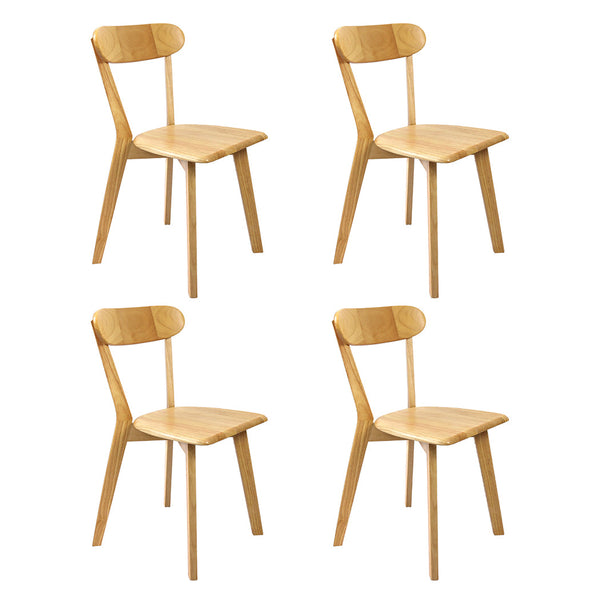 Levede 4X Wooden Kitchen Dining Chairs