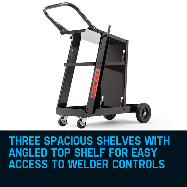 Rossi Welding Cart Trolley Mig Tig Arc Mma Welder Plasma Cutter Storage Bench Other Welding Equipment