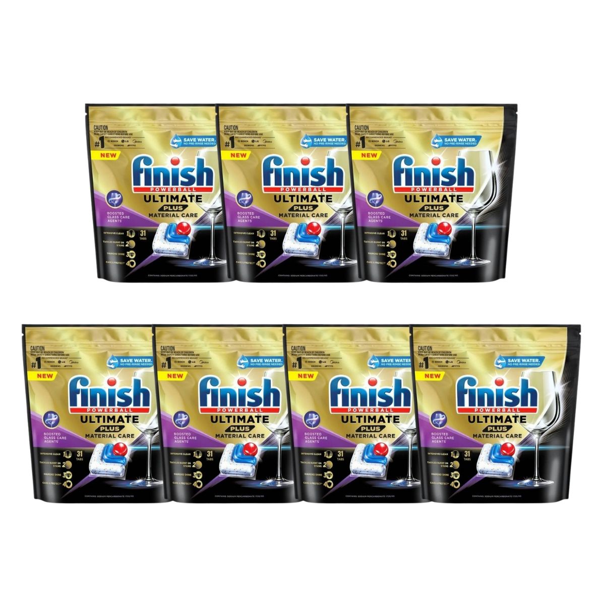 Finish Ultimate Plus 217 Dishwasher Tablets Cleaning Products