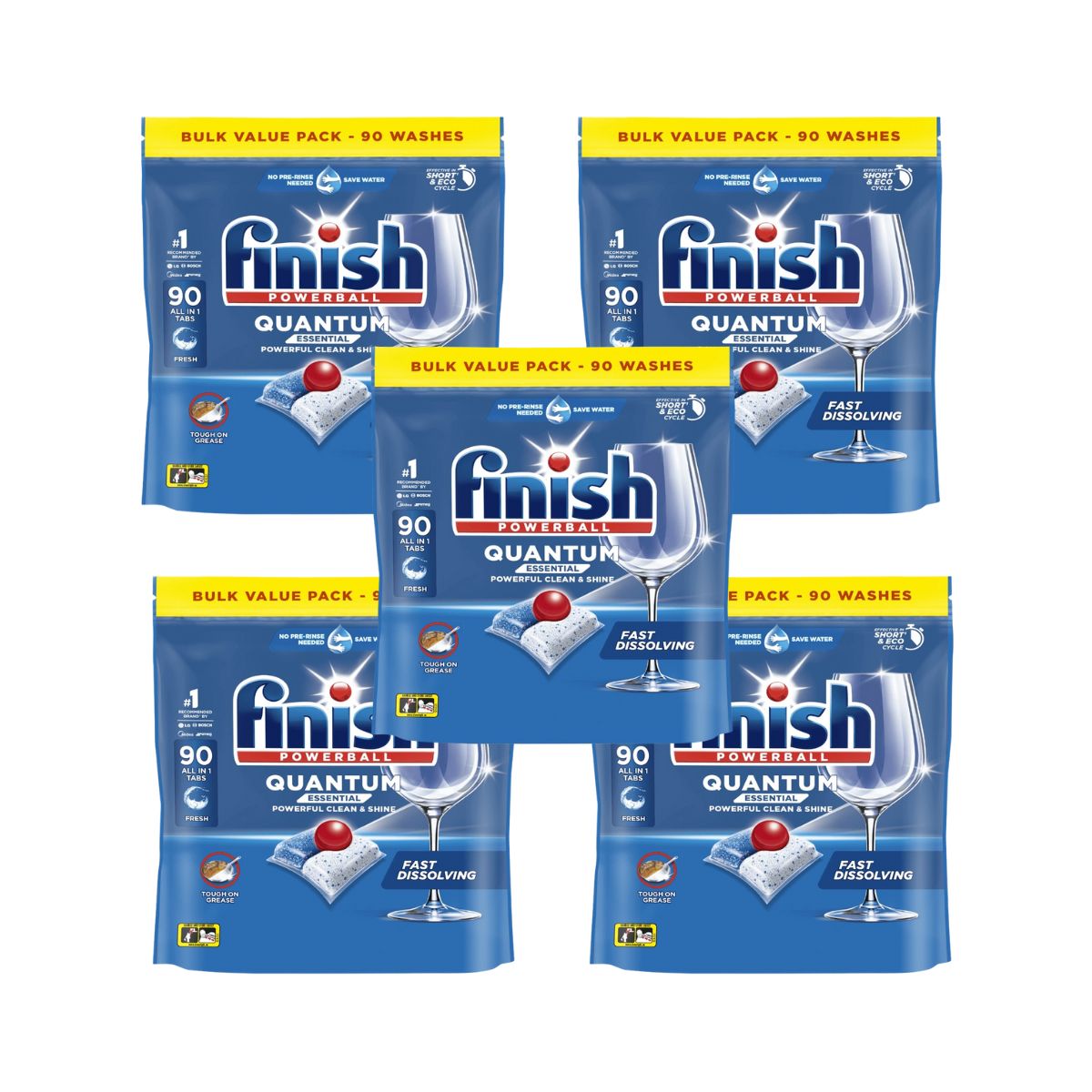 Finish Quantum 450 Dishwasher Tablets Cleaning Products