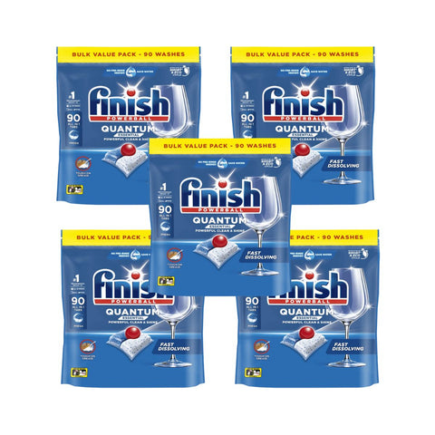 Finish Quantum 450 Dishwasher Tablets Cleaning Products