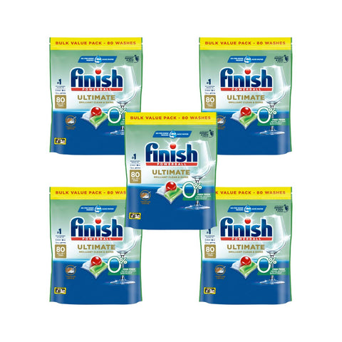 Finish Ultimate 0% Foam 400 Dishwasher Tablets Cleaning Products