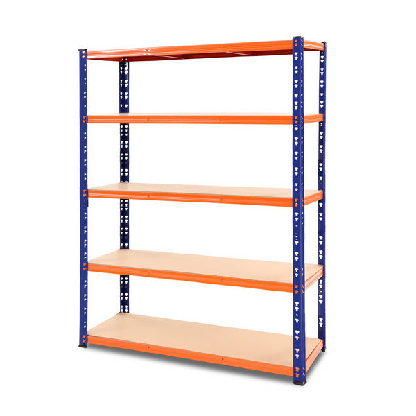 Giantz 1.8M Garage Shelving Warehouse Rack Pallet Racking Storage Shelve Blue Tool Shelving & Racking Systems