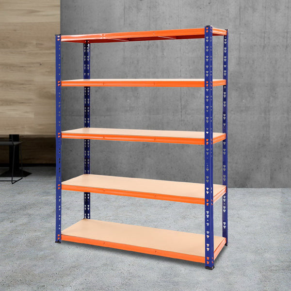 Giantz 1.8M Garage Shelving Warehouse Rack Pallet Racking Storage Shelve Blue Tool Shelving & Racking Systems