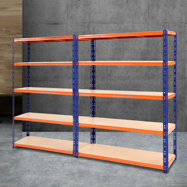 Giantz 2.4Mx1.8M Garage Shelving Warehouse Rack Pallet Racking Storage Blue Tool Shelving & Racking Systems