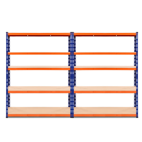 Giantz 2.4Mx1.8M Garage Shelving Warehouse Rack Pallet Racking Storage Blue Tool Shelving & Racking Systems