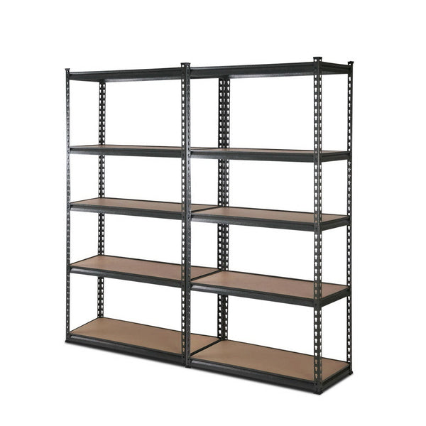 Giantz 2X1.8M Garage Shelving Warehouse Rack Pallet Racking Storage Charcoal Tool Shelving & Racking Systems
