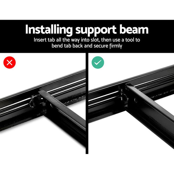 Giantz 1.8M Warehouse Racking Shelving Garage Storage Steel Metal Shelves Tool Shelving & Racking Systems