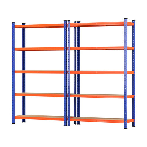 2 X 1.8M Giantz Garage Shelving Warehouse Rack Tool Shelving & Racking Systems