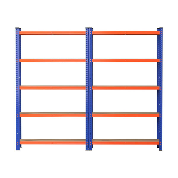 2 X 1.8M Giantz Garage Shelving Warehouse Rack Tool Shelving & Racking Systems