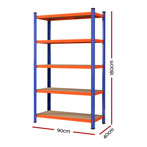 3 X 1.8M Giantz Garage Shelving Warehouse Rack Tool Shelving & Racking Systems