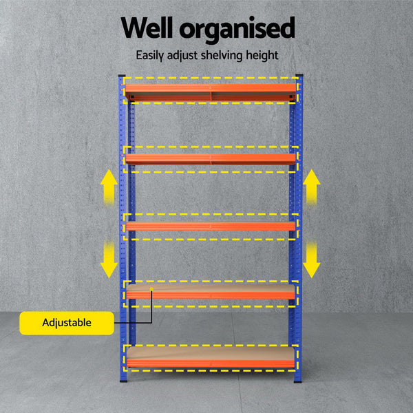 3 X 1.8M Giantz Garage Shelving Warehouse Rack Tool Shelving & Racking Systems