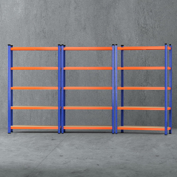 3 X 1.8M Giantz Garage Shelving Warehouse Rack Tool Shelving & Racking Systems